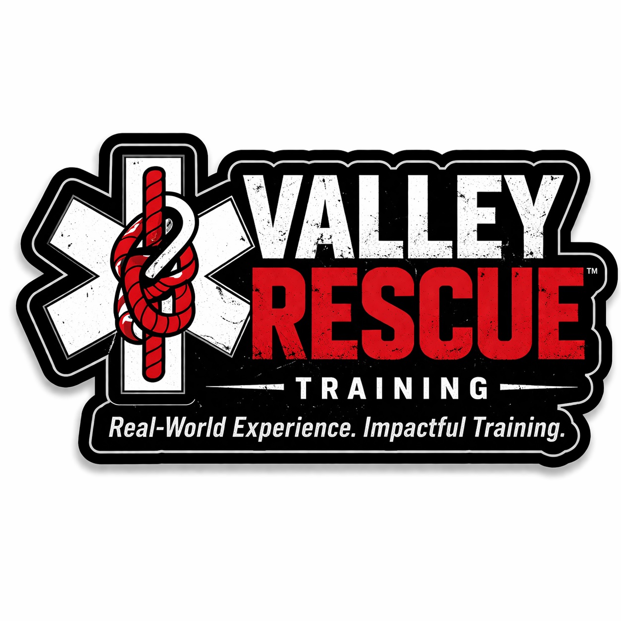 Valley Rescue Training sticker logo